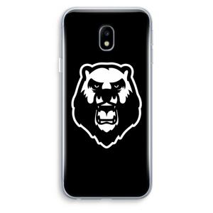 Angry Bear (black): Samsung Galaxy J3 (2017) Transparant Hoesje