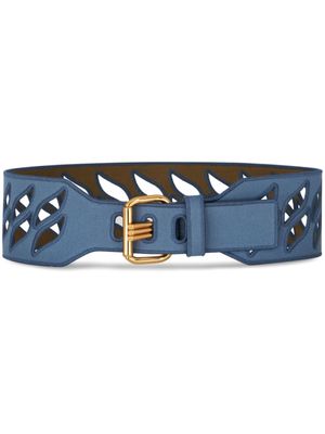 ETRO ceinture à design perforé - Bleu