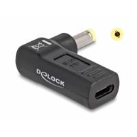 Delock USB 2.0 Adapter [1x Holle DC-stekker - 1x USB-C bus] 60006