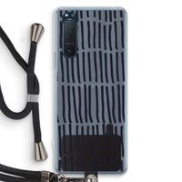Moroccan stripes: Sony Xperia 5 II Transparant Hoesje met koord