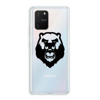 Angry Bear (black): Samsung Galaxy S10 Lite Transparant Hoesje