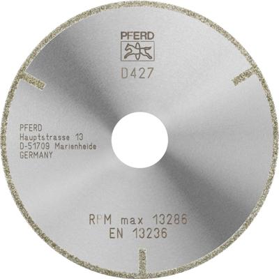 PFERD TOOLS 68411238 D1A1R 115-2-22,23 D 427 GAG Diamanten doorslijpschijf Diameter 115 mm Boordiameter 22.23 mm Duroplast, Technisch keramiek 1 stuk(s)