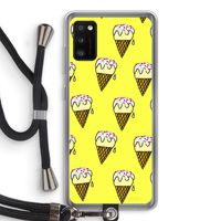 Isjes: Samsung Galaxy A41 Transparant Hoesje met koord Isjes: Samsung Galaxy A41 Transparant Hoesje met koord