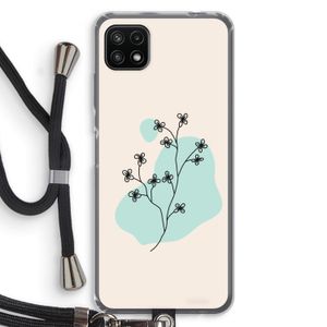 Love your petals: Samsung Galaxy A22 5G Transparant Hoesje met koord