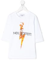 Neil Barrett Kids t-shirt à logo imprimé - Blanc - thumbnail