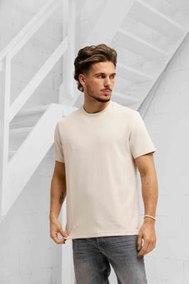 Dadado Bambu T-Shirt Heren Beige - Maat S - Kleur: Beige | Soccerfanshop