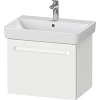 Wastafelkast Duravit No.1 Met 1 Lade Delen 59x42.6x47.8cm Met Geïntegreerde Greep Mat Grafiet