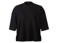 esmara Dames oversized T-shirt (XS (32/34), Zwart)