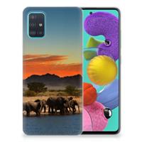 Samsung Galaxy A51 | TPU Hoesje | Olifanten
