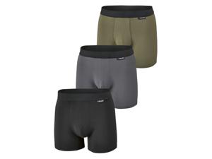 PARKSIDE 3 heren boxers (M, Zwart/grijs/olijf)