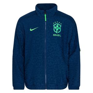 Brazilië Track Vest Swoosh French Terry WK 2022 - Navy/Groen