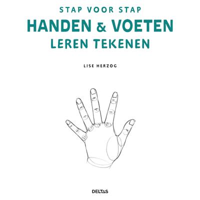 Deltas Stap voor stap handen en voeten leren tekenen hobbyboek