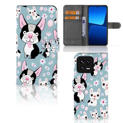 Xiaomi 13 | Telefoonhoesje | Met pasjeshouder | Hondjes