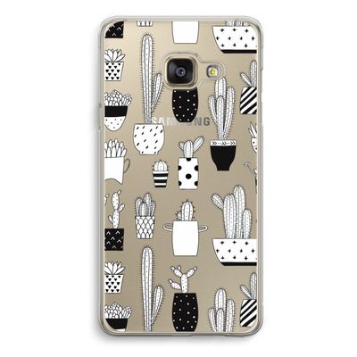 Cactusmotief: Samsung A3 (2017) Transparant Hoesje