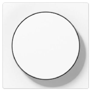 A 1740 WW  - Cover plate for dimmer cream white A 1740 WW