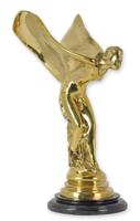 A BRONZE CAR MASCOT