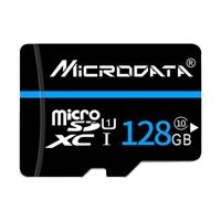 MICROGEGEVENS 128GB U1 blauwe lijn en zwarte TF (Micro SD)-geheugenkaart