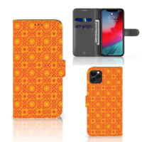 Apple iPhone 11 Pro Max | Telefoon Hoesje | Batik Oranje