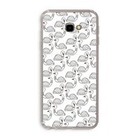 Zwanen: Samsung Galaxy J4 Plus Transparant Hoesje