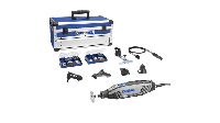Dremel Multitool 4250JS | Model 4250-6/128 Platinum Editie | Incl. 128 Accessoires + EZ SpeedClic + Detailhandgreep + Lijn-en Cirkelfrees - F0134250JS