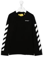 Off-White Kids pull à motif Arrows - Noir