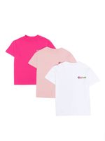 Palm Angels Kids t-shirt en coton à logo imprimé - Rose