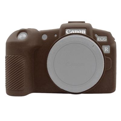 PULUZ zachte siliconen beschermhoes voor Canon EOS RP (koffie)