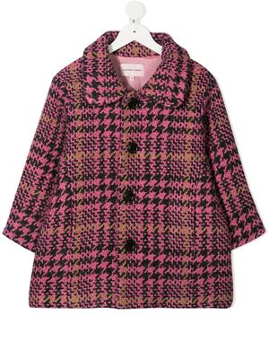 Natasha Zinko Kids manteau à carreaux - Rose