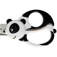 Fiskars Kinderschaar met Dierenmotief, Panda, L: 13 cm, 1 stuk