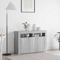 Dressoir Grijs sonoma 116 x 30 x 75 cm Bewerkt hout