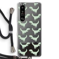 Dinos: Sony Xperia 1 III Transparant Hoesje met koord
