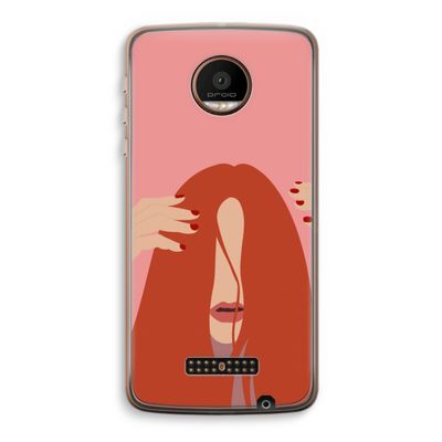 Woke up like this: Motorola Moto Z Force Transparant Hoesje