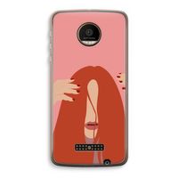 Woke up like this: Motorola Moto Z Force Transparant Hoesje