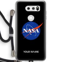 NASA: LG V30 Transparant Hoesje met koord