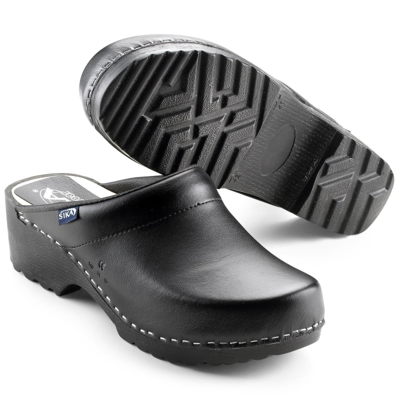 SIKA 148 klomp traditionel open hak pu zwart - maat 41 - 16.089.076.41 SIKA 148 klomp traditionel open hak pu zwart - maat 41 - 16.089.076.41