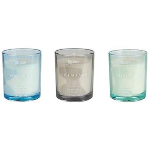 Beliani - SHEER JOY - Geurkaars set - Bergamot|Zeebries|Salie zeezout