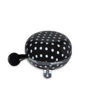 Basil polkadot - fietsbel - 80 mm - zwart / wit
