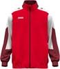 JAKO 9870 Geweven Jas Dynamic - Rood/Wit/Donkerrood - XS