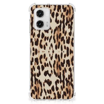 Motorola Moto G73 Case Anti-shock Leopard Motorola Moto G73 Case Anti-shock Leopard