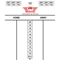 Bulls Dart Scorebord Flex 25x35 cm
