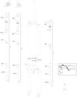 ROCKSHOX verende voorvork "psylo" su.fork rs psylo gold is. rc 27,5"+/29" boost 130mm