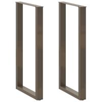 Bartafelpoten 2 st U-vormig 60x(110-111) cm staal naturel