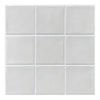 Zelfklevende 3D Wandtegels - PVC | Mat | Water- & Hittebestendig | 30 x 30 cm | 10 Vellen Zelfklevende 3D Wandtegels - PVC | Mat | Water- & Hittebestendig | 30 x 30 cm | 10 Vellen