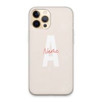 Strawberry Milkshake: iPhone 13 Pro Max Transparant Hoesje