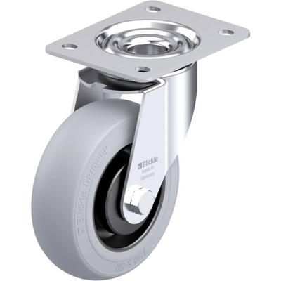 Blickle LE-POES 150KA-SG Plaatstalen zwenkwiel Wieldiameter: 150 mm Draagvermogen (max.): 280 kg 1 stuk(s)