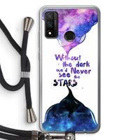 Stars quote: Huawei P Smart (2020) Transparant Hoesje met koord