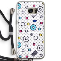 8-bit N°9: Samsung Galaxy S7 Edge Transparant Hoesje met koord