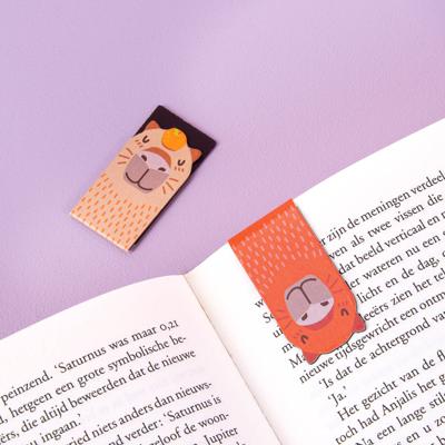 Capibara Magnetische Boekenleggers (set Van 4)