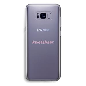 kwetsbaar: Samsung Galaxy S8 Plus Transparant Hoesje