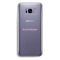 kwetsbaar: Samsung Galaxy S8 Plus Transparant Hoesje - thumbnail